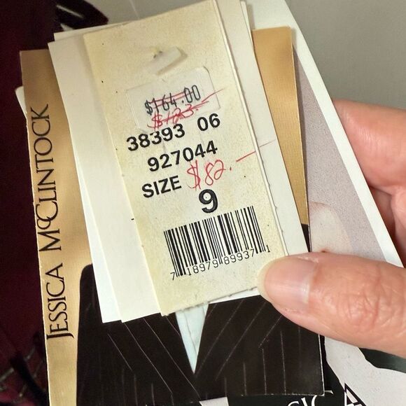 Vintage NWT NOS 90s Jessica McClintock GunneSax Burgundy Corset Steampunk Pirate - Picture 11 of 13